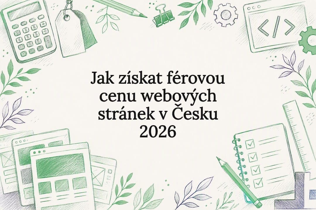 Jak získat férovou cenu webových stránek v Česku 2026